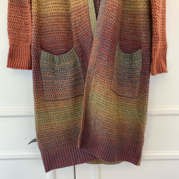 Yest Knit Duster Cardigan in Multicolor, Size 8 - Picture 5 of 9